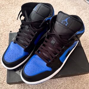 Jordan 1 Black and Blue (size 12)